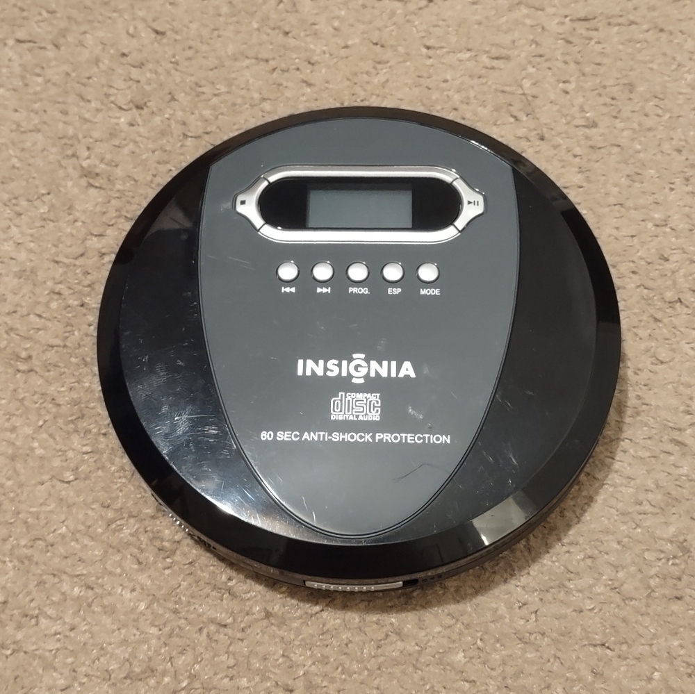Insignia Anti Shock Protection Portable CD Player